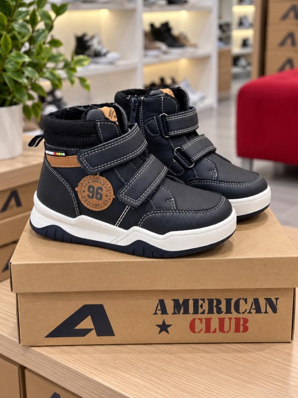 ДИТЯЧІ ЧЕРЕВИКИ AMERICAN CLUB НА ФЛІСІ ДЛЯ ХЛОПЧИКА